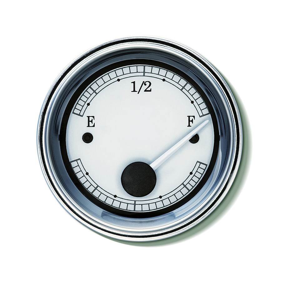 Frank app - know what is left in the tank - fuel gauge full